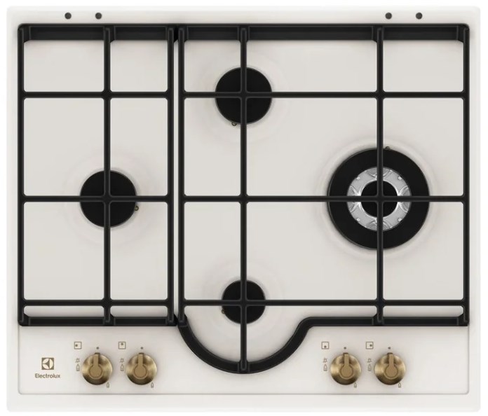 ELECTROLUX Варочная панель GPE363RBW беж/латунь