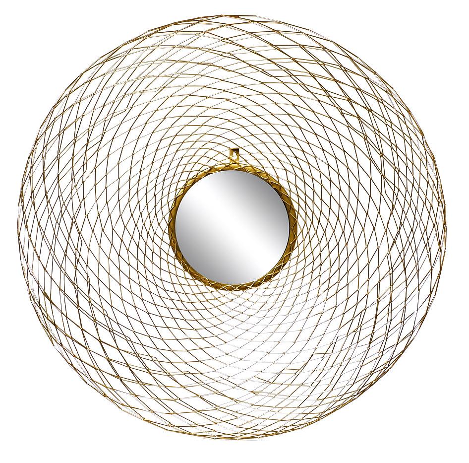 Зеркало декоративное с объемной металлической рамой 94pr-22350