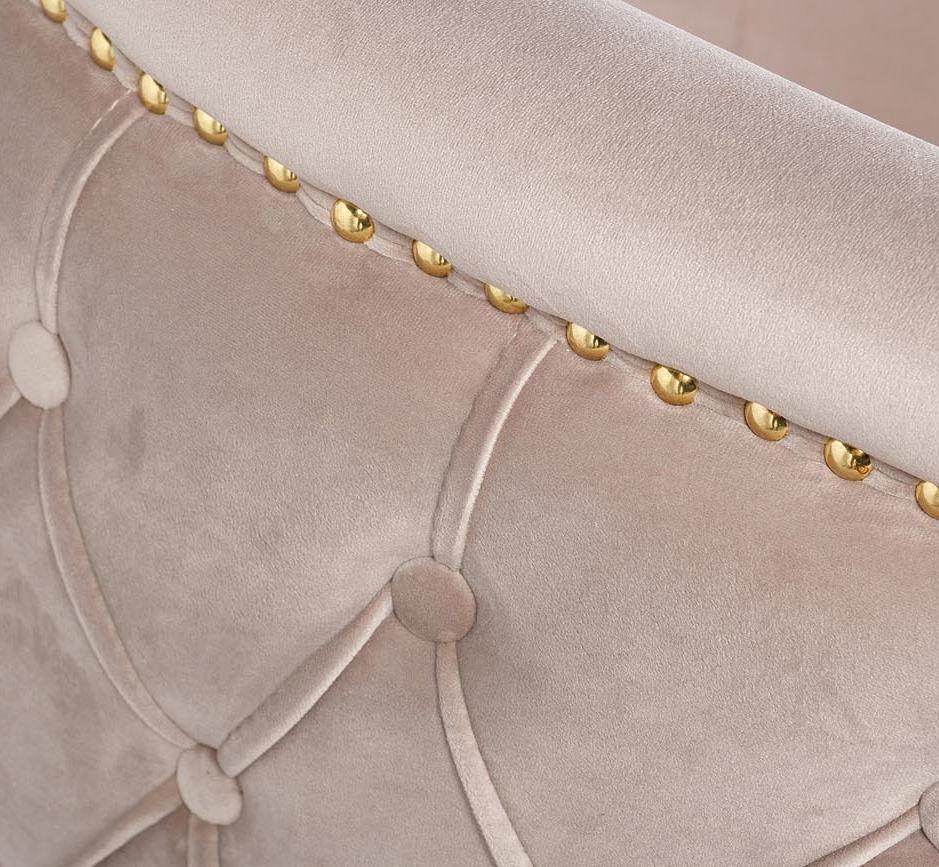 Кресло велюр жемчужно-серый 48MY-2533 PEG GLD Гарда Декор