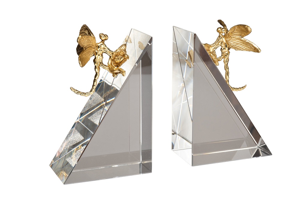 Держатели для книг "Стрекозы" 2 шт, 10,5*8*15см