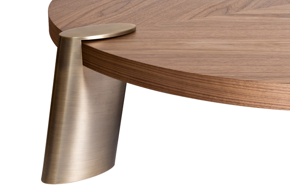 Стол журнальный св.орех столешница d120 58DB-CT17191LT