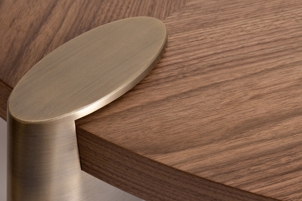 Стол журнальный св.орех столешница d120 58DB-CT17191LT